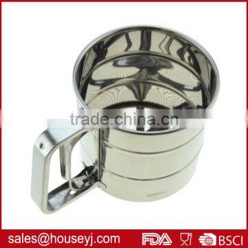 Home Baking Tool Stainless Steel Flour Sifter Powder Sifter Shakers photo-5