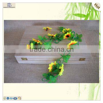 Wholesale Unfinished Craft Candles Pine Paulownia Wood Trunk Boxes photo-5