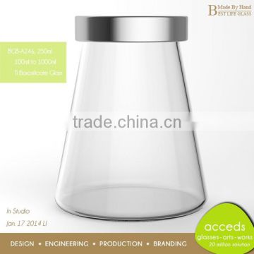 Customized Cheap Clear Glass Juice Jar