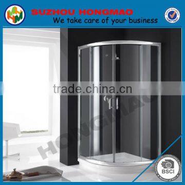 sliding door fiberglass simple shower enclosure