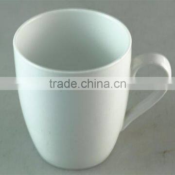 Cheap Stocked White Round Ceramic Cup ,coffee Cup With Handle photo-2