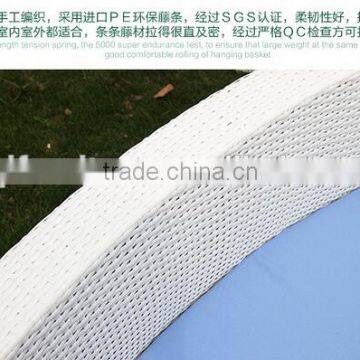 White PE Rattan Half Round Outdoor Sofa Set for Wedding Party Events LQ-A612 photo-3