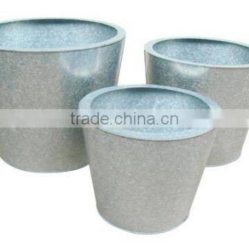 High Quality Best Selling Eco Friendly Round Zinc Flower Vase From Viet Nam