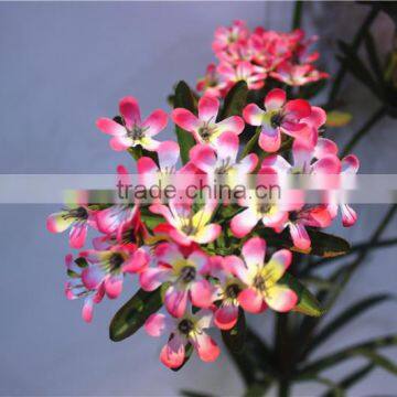 Home garden decoration 108cm hight pink Single branch 6 heads small artificial wedding flowers ELTH03 0402