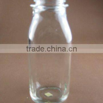 glass milk bottle , glassware