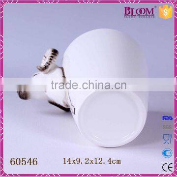 Animal Shape White Custom Ceramic Mug no Handle photo-6
