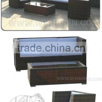 Fashionable Patio Wicker Sofa Set photo-2