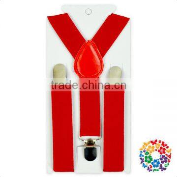 Red Personalized s cheap kids suspenders