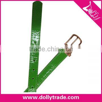 Fashion Green PU Lady Belt As Decorate Belt for Dress