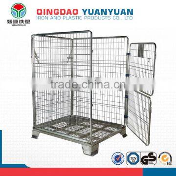 Stacking Logistics Wiremesh Storage Mesh Container Metal Pallet Cage photo-2