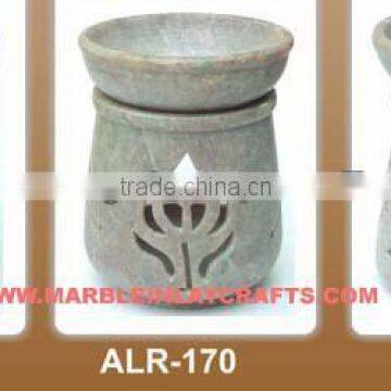 Natural Soapstone Aroma Oil Burner, Aroma Fragrance Diffuser