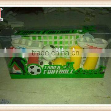 plastic promotional funny finger football game with 2 balls