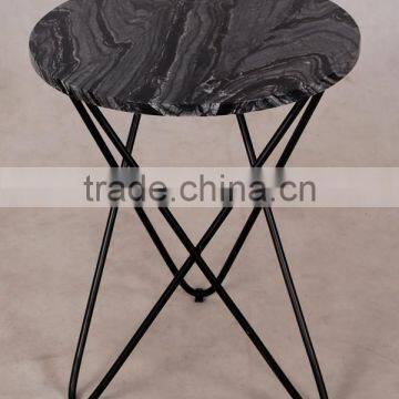 Modern style factory price metal iron coffee table with Wire U shape metal legs