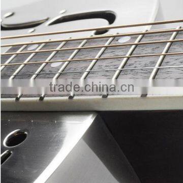 Metal Body String Musical Instrument, Single Cone Resonator Guitar, 40'' Resophonic Guitar photo-4