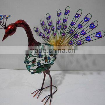 Popular iron peacock for home decoration
