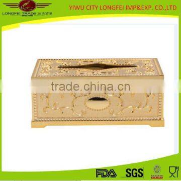 High Quality Zinc Alloy Arab luxury Tissue Box