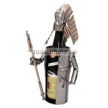 Metal Wine Rack like a robot(j002)