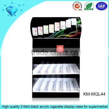 New Design Elegant L Shape White Acrylic Cigarette Display Rack photo-4