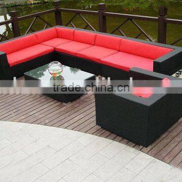 outdoor wicker furniture rattan sofa set for sale