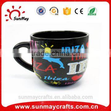 Wholesale custom high quality Spain IBIZA souvenir ceramic cup for sale