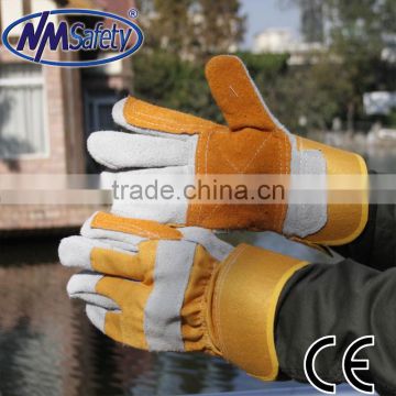 NMSAFETY best selling leather glove in wonderful quality in 2014