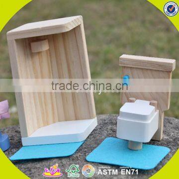 Wholesale Cheap Baby Wooden Dollhouse Furniture Pretend Play Kids Wooden Dollhouse Furniture W06B054-S photo-4