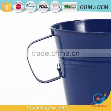 6 Inch Planters to Hang on Fence Metal Garden Plant Pots Planters photo-4