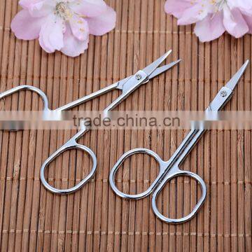 Stainless Steel Beauty Scissors Eyebrow Double Eyelid False Eyelashes Round Toe Safety Scissors Eyebrow Scissors Nose photo-2