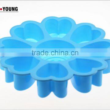 11010 Flower t Shape Silicone Cake Mold