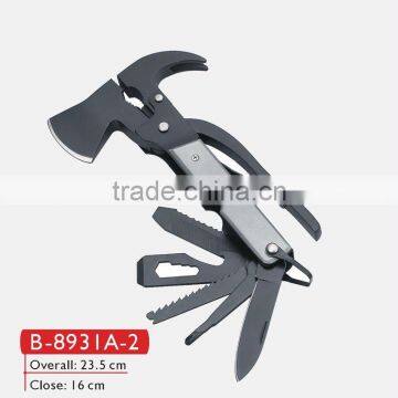 Black transform multi function hatchet wrench hammer spanner screwdriver tool small hammer mill types B-8931A-2