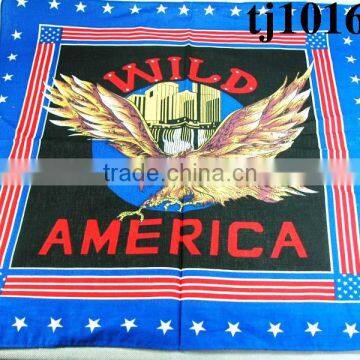 Personlized Cotton Red Pepper Printing Bandana Kerchief photo-5