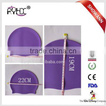 High Quality Custom Soft Silicone Swimming Cap Swimming Pool Hat Wholesale photo-2