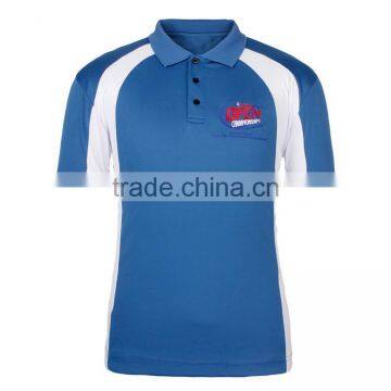 Australia white and blue embroidery promotional polo t shirt