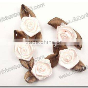 wholesale artificial satin ribbon flower