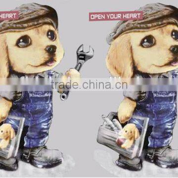 2016 Hot Sales Offset Carton Cat Logo Heat Transfer Paper for Baby T-shirt/garment Heat Tranfer Label photo-2