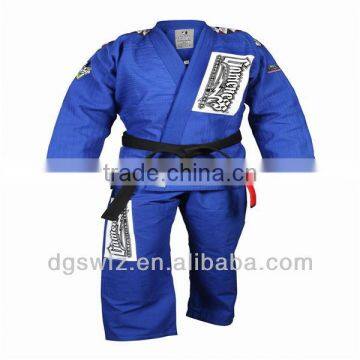 Free sampel new factory price wholesale pakistan style high quality custom design gold weave jiu jitsu blue a1-a7 with equipment