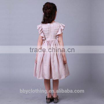 Ruffles Preppy Style Kids Dresses for Children School Clothing Sleeveless Girls 2017 Summer Clothes photo-2