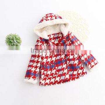 Latest Design Baby Girl Coat Thick Hooded Jacket for Winter photo-3