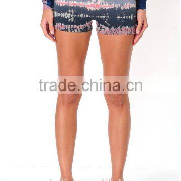 new style wholesale lady custom print booty shorts OEM service