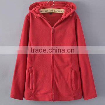2016 Professional Polar Fleece Manufacturer From JIangxi Province,100% polyester,DTY 150D/96F 280g polar fleece women coat 2015