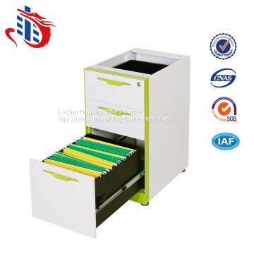 High Quality Under Office Desk 3 Drawers Steel Storage Filing Cabinets photo-4