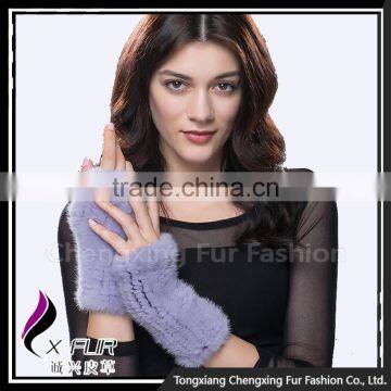 CX-A-08Q 2017 Winter Excellent Fashion Fingerless Mink Fur Gloves photo-4