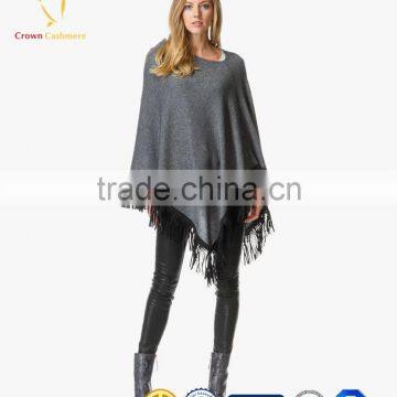 Women Fashion Wool Knitted Poncho Hand Knitted Poncho