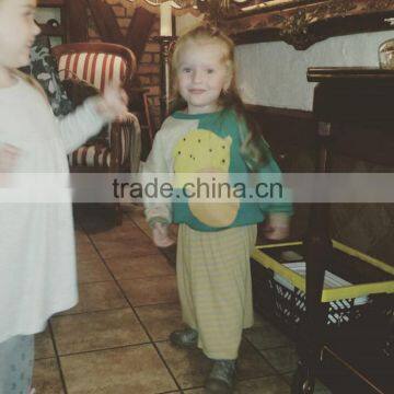 1-6 Years Wholesale 2017 New Girls Knitted Sweater Full Sleeve Pullover Girls Printed Sweaters (pick Size Color ) photo-2