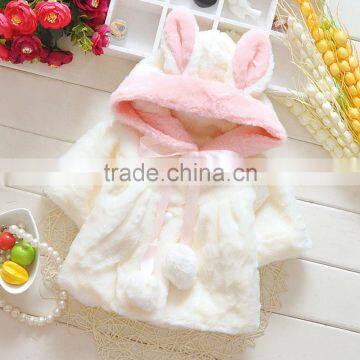 Imitation rabbit children with a thick soft winter coat comfortable jacket