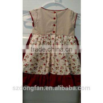 2016 New Hot Sale Style High Quality Well Dressed Wolf Toddler Girl Reindeer Dress photo-4