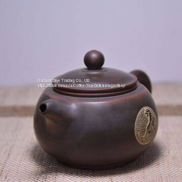 Modern Clay Animal Tea Pot Tiger Carving Tea Pot For Gift Sending photo-4