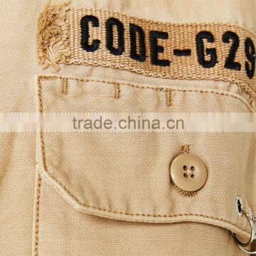 Buy Jackets Online Ladies Light Short Cotton Overshirt Military Jacket photo-6
