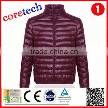 High Quality Cheap Red Outdoor Down Jacket Factory photo-2