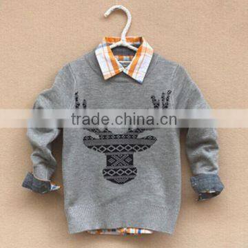 Goods For Children Clothes 2015 Autumn Winter Children's Clothing Pullovers Boys Sweaters photo-2